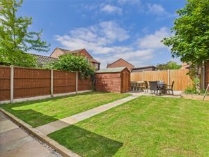Rear garden/patio area- click for photo gallery